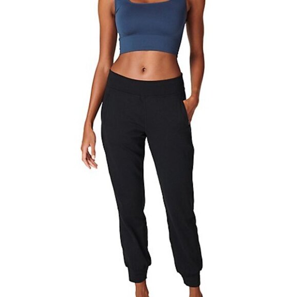 Women's Sweaty Betty Balance Seamless Bra, Size M - Navy Blue Nordic Blue - Picture 6 of 14